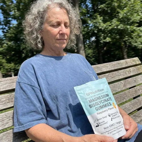 Customer holding a product