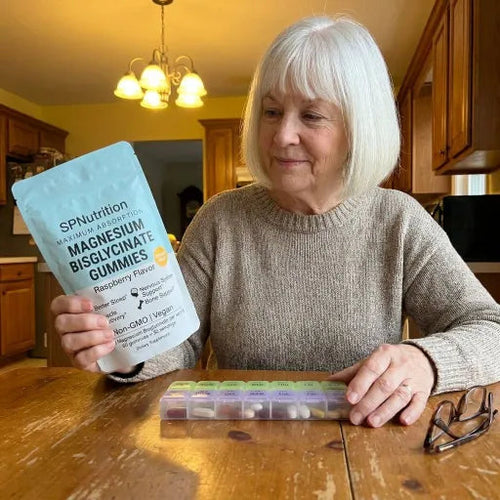 Customer holding a product