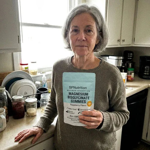 Customer holding a product